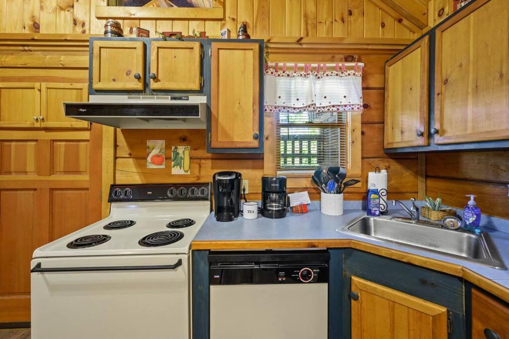 Do Not Disturb - Pigeon Forge Smoky Mountain Studio Cabin, Hot Tub, Fireplace ภายนอก รูปภาพ