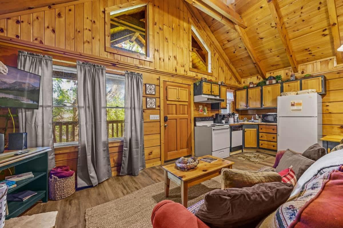 Do Not Disturb - Pigeon Forge Smoky Mountain Studio Cabin, Hot Tub, Fireplace ภายนอก รูปภาพ